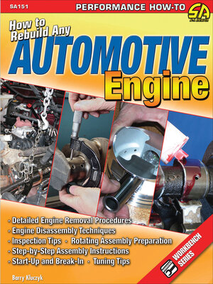 How to Rebuild Any Automotive Engine - ebook